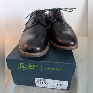 Man's Oxfords Florsheim Flex Plain Toe Oxford Comfortech Size 9.5 D